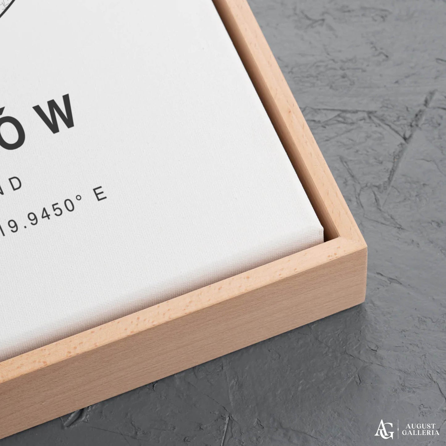 Kraków Minimalist Map
