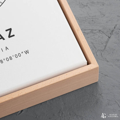 La Paz Minimalist Map
