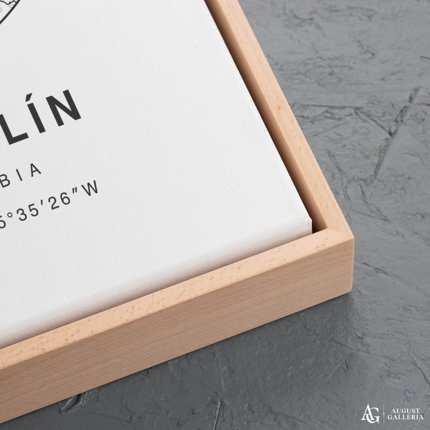 Medellín Minimalist Map