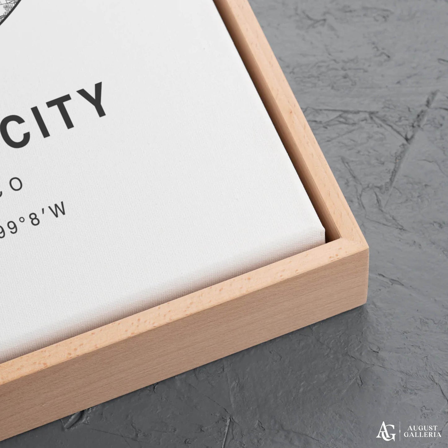 Mexico City Minimalist Map
