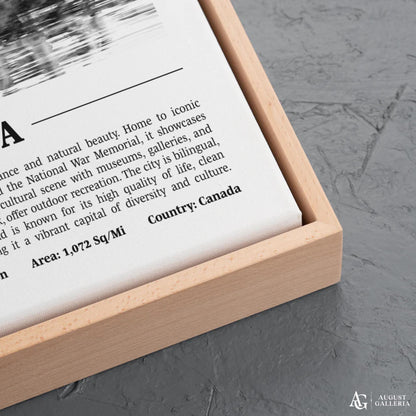 Ottawa Black & White City Print