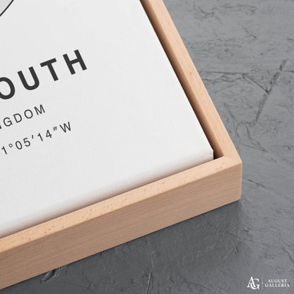 Portsmouth Minimalist Map