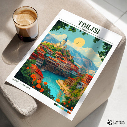 Tbilisi Georgia Travel Print