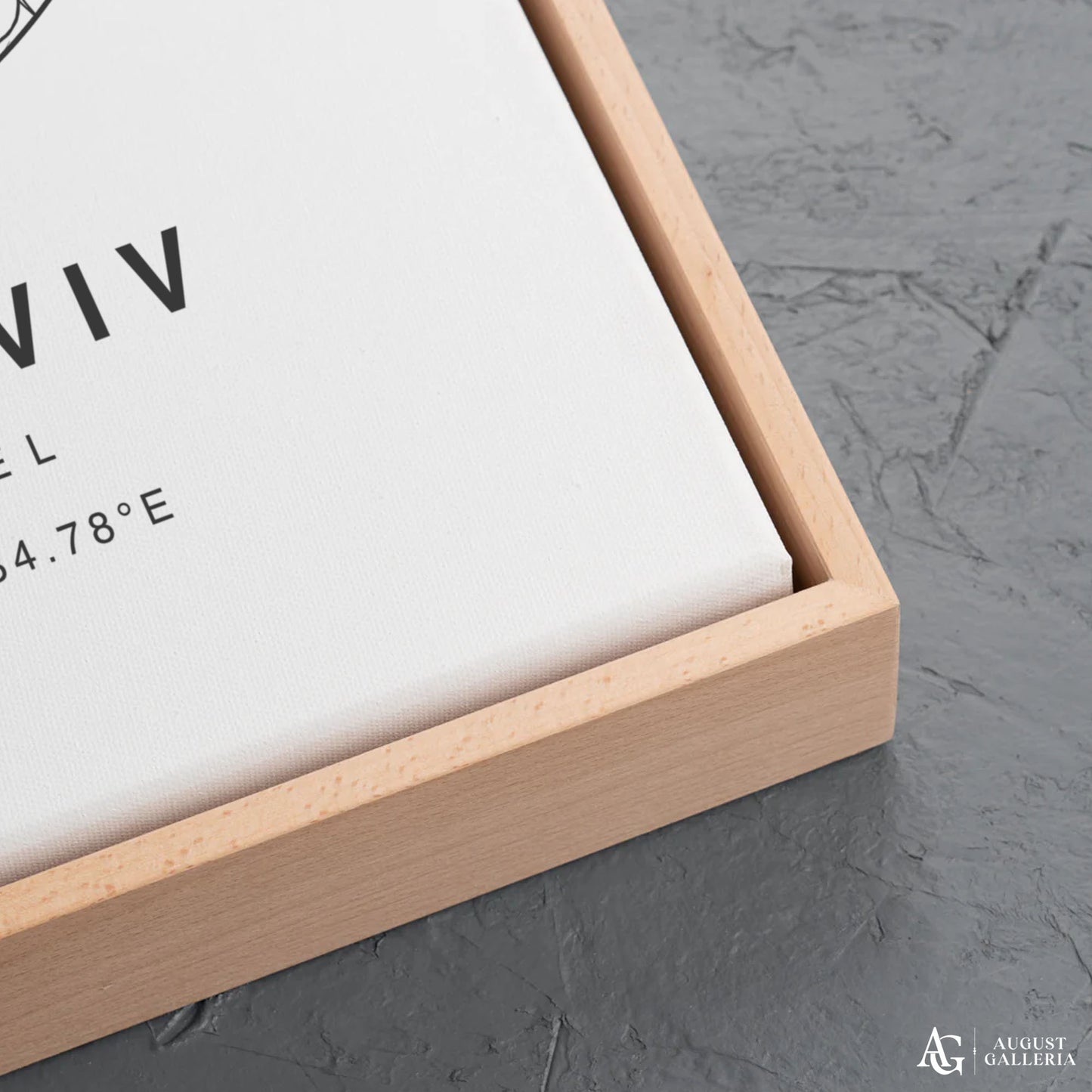 Tel Aviv Minimalist Map