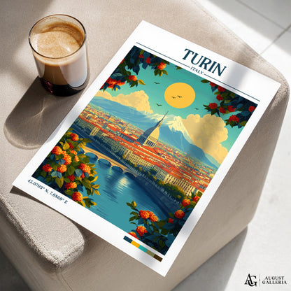 Turin Retro Travel Print