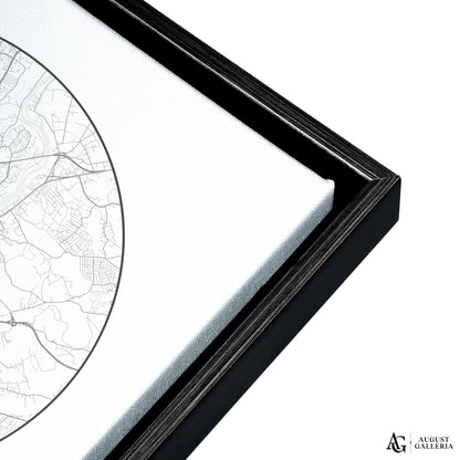 Vilnius Minimalist Map