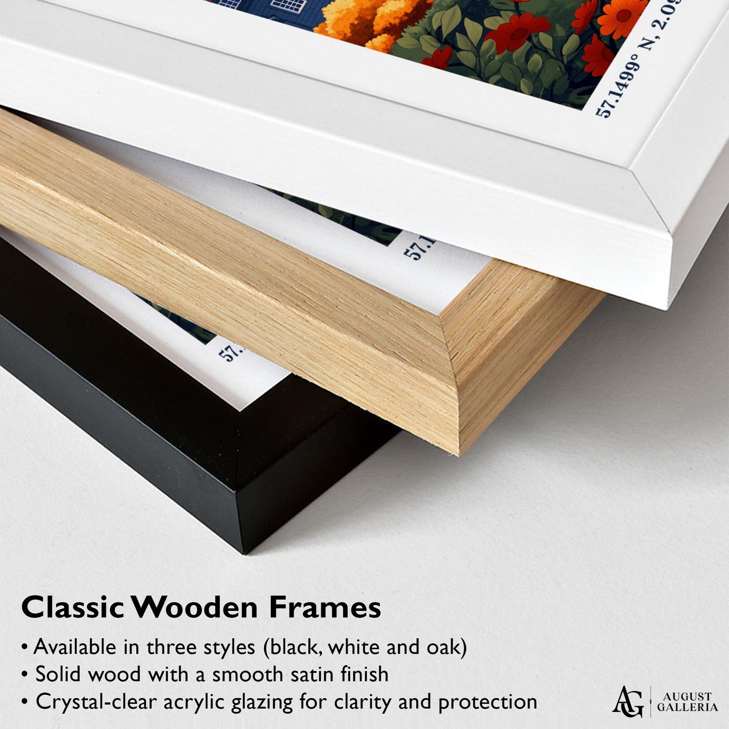 Aberdeen Scotland Retro Travel Print