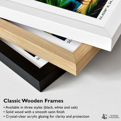 Abu Dhabi Retro Travel Print