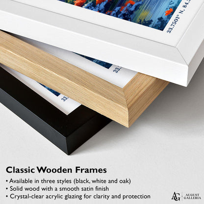 Atlanta Georgia Retro Travel Print