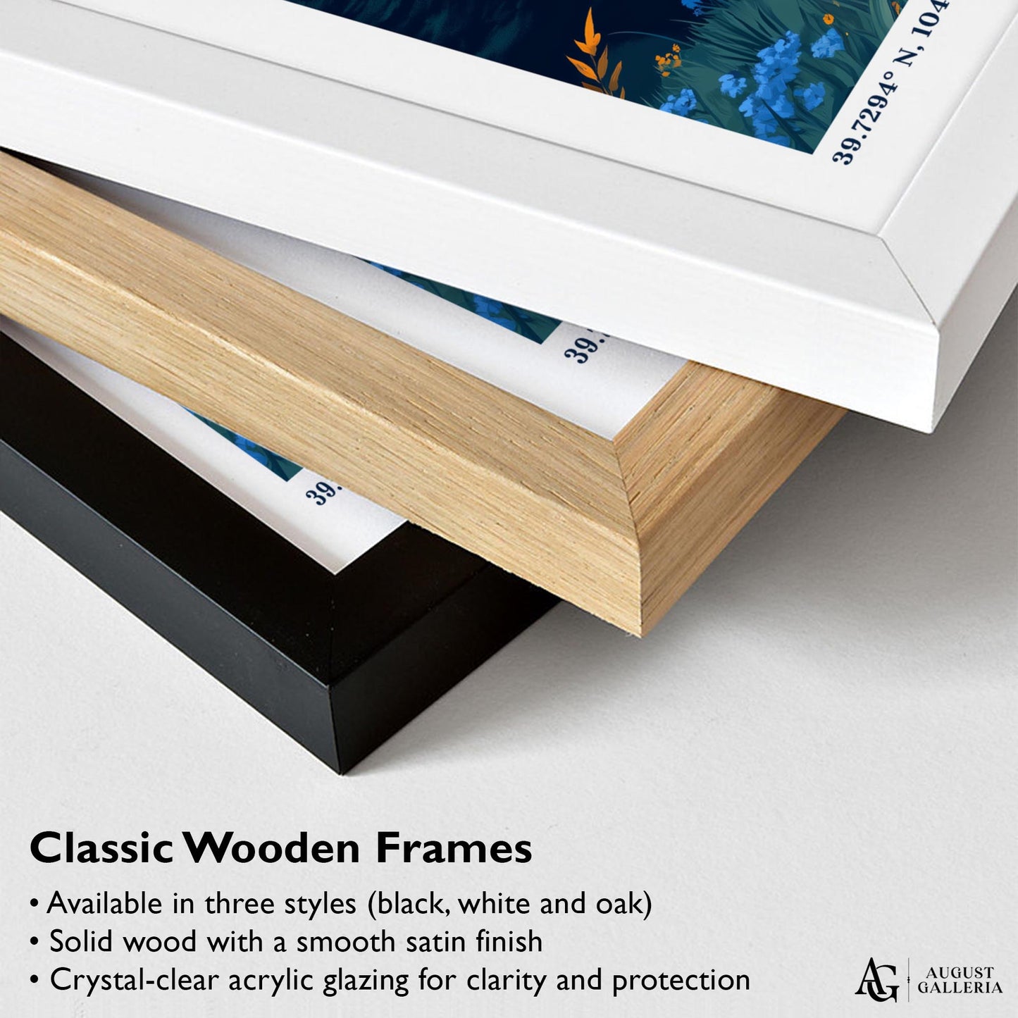 Aurora Colorado Retro Travel Print