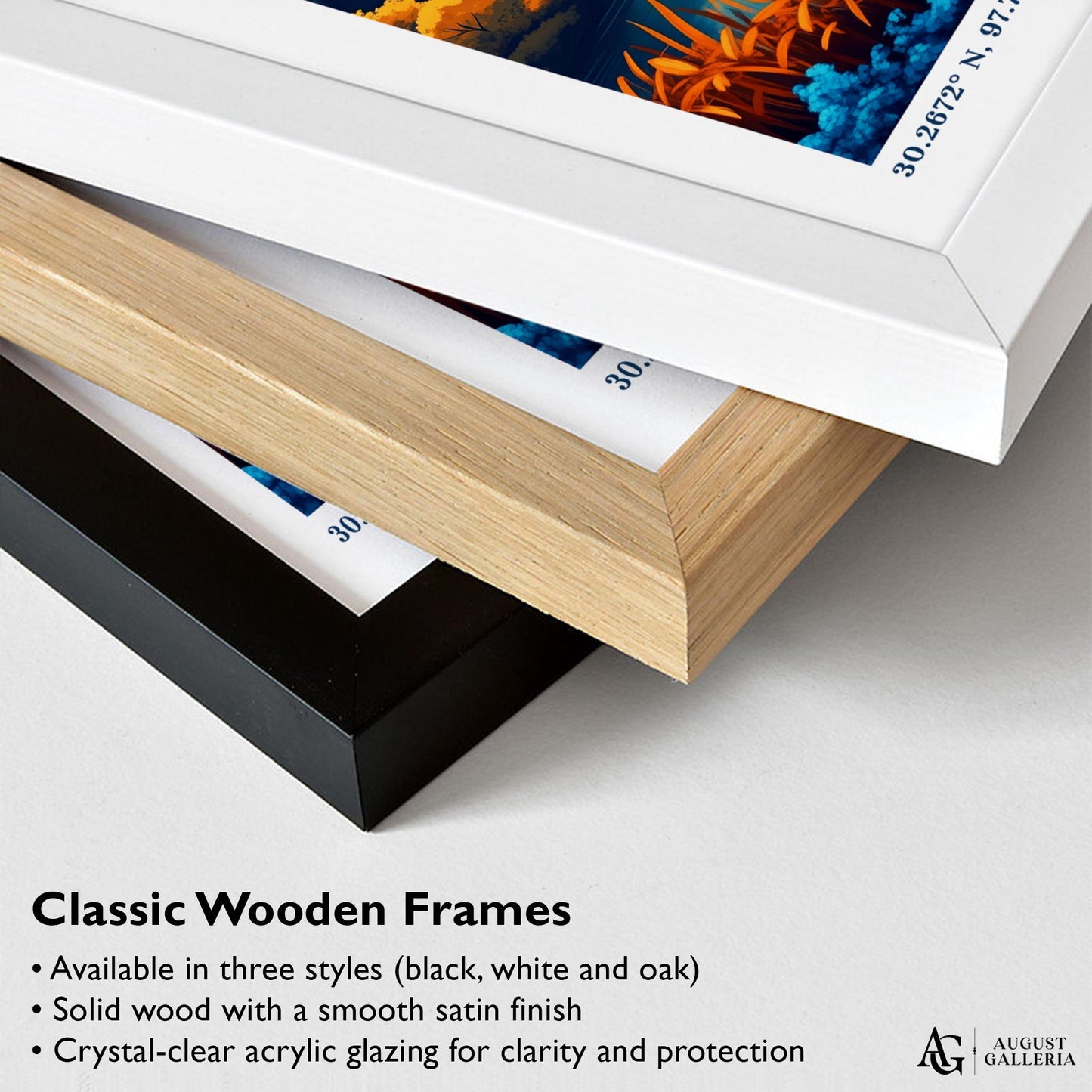 Austin Texas Retro Travel Print