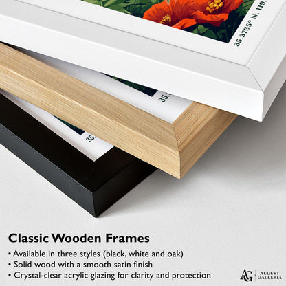 Bakersfield California Retro Travel Print