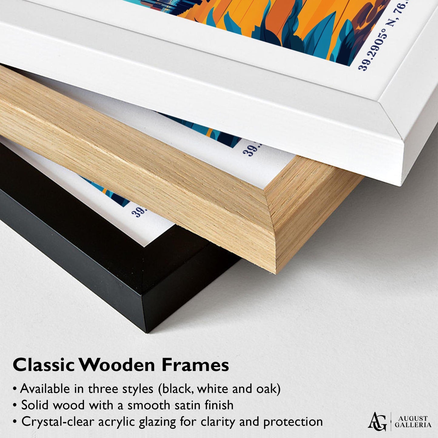 Baltimore Maryland Retro Travel Print