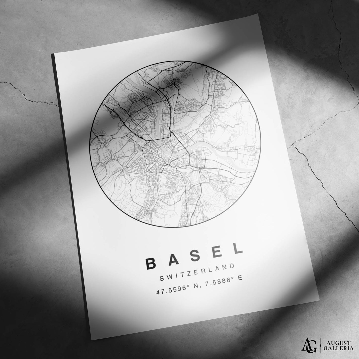 Basel Minimalist Map