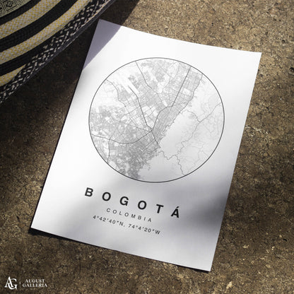 Bogota Minimalist Map