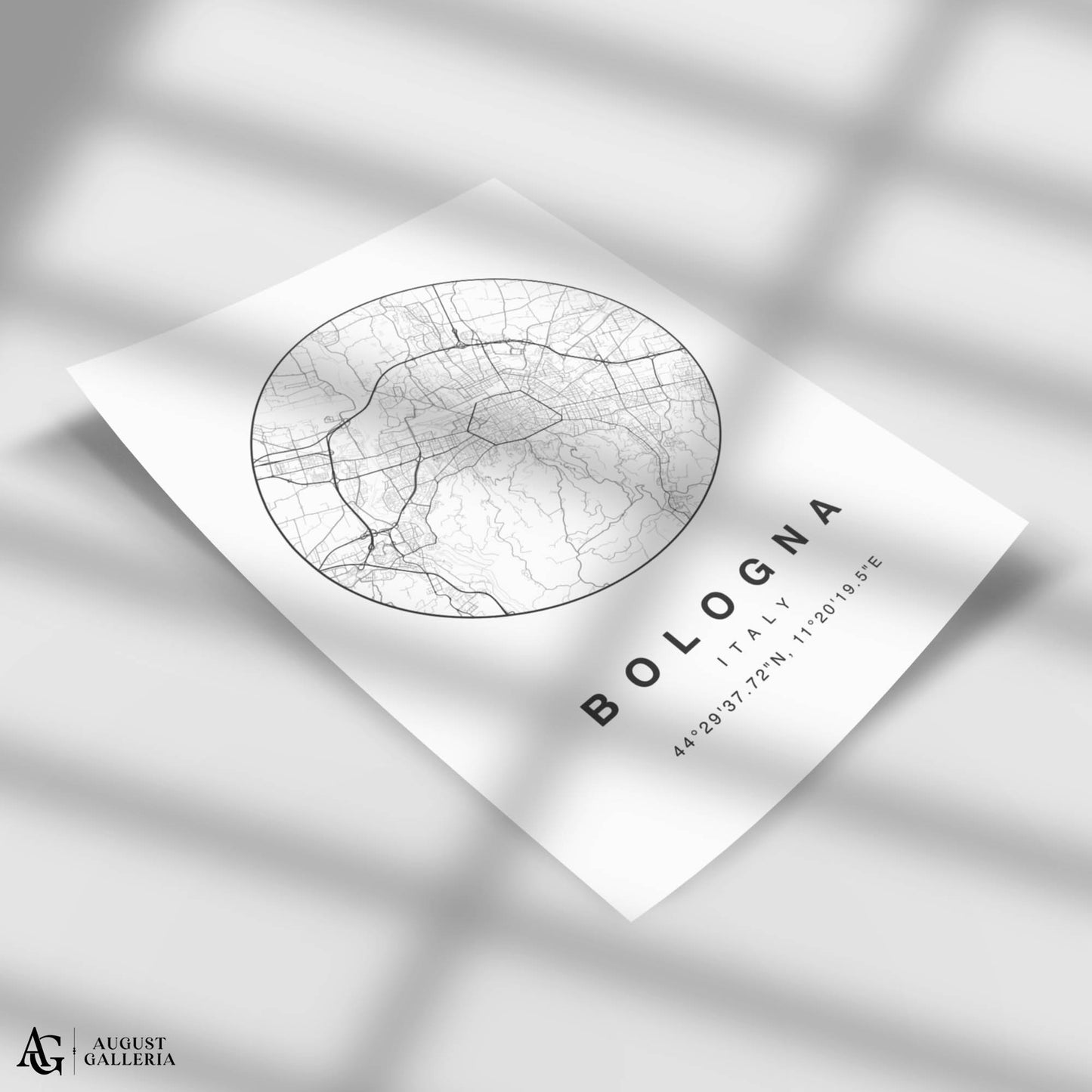 Bologna Minimalist Map