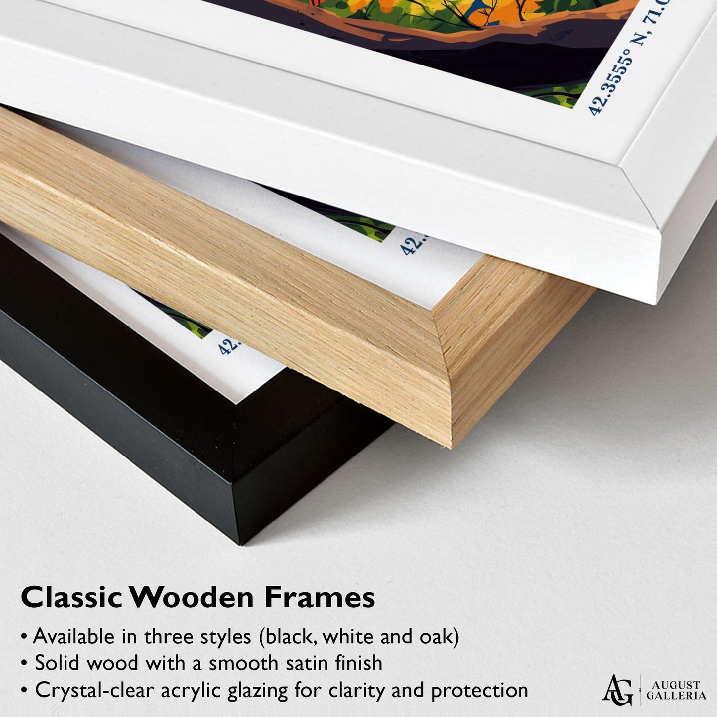 Boston Massachusetts Retro Travel Print