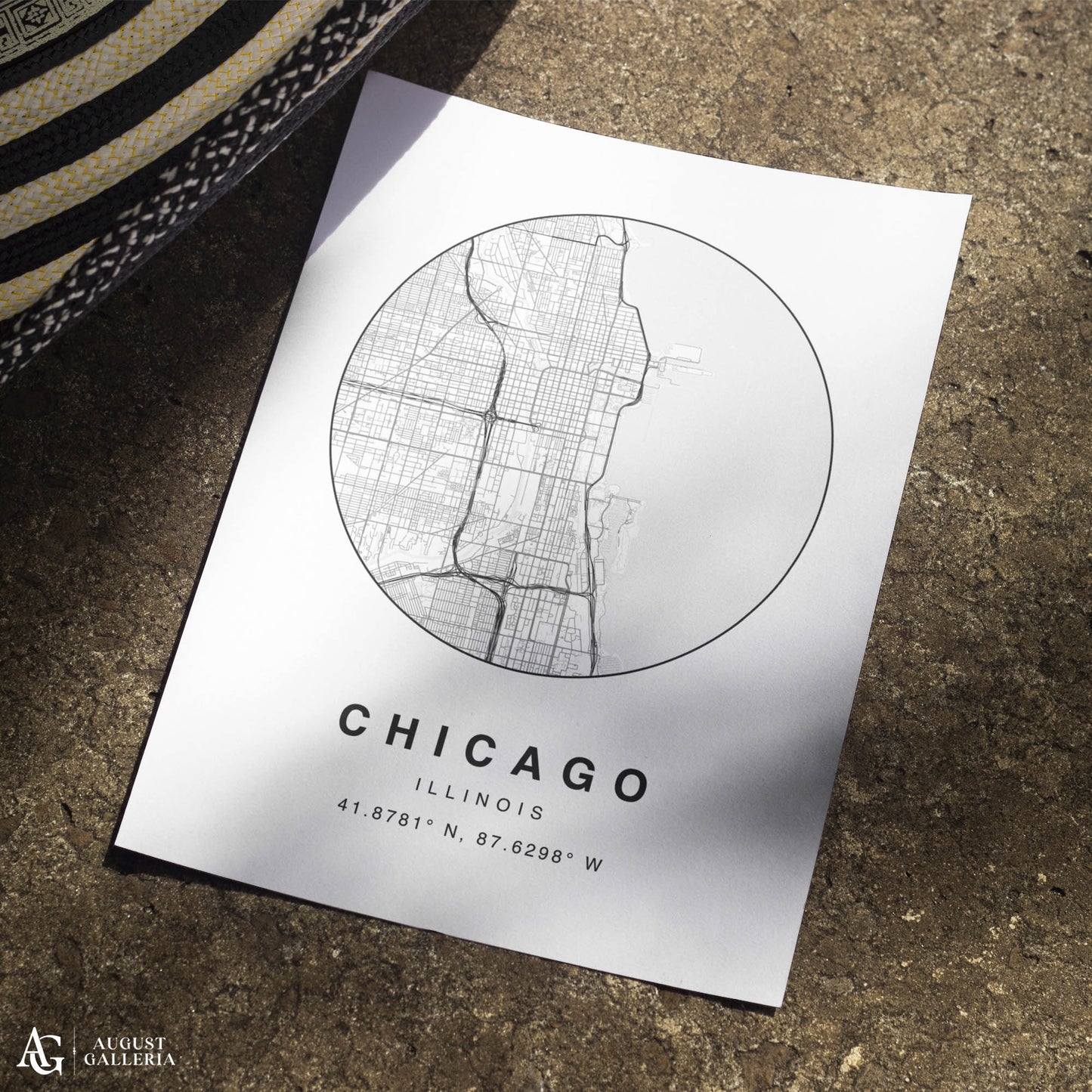 Chicago Minimalist Map