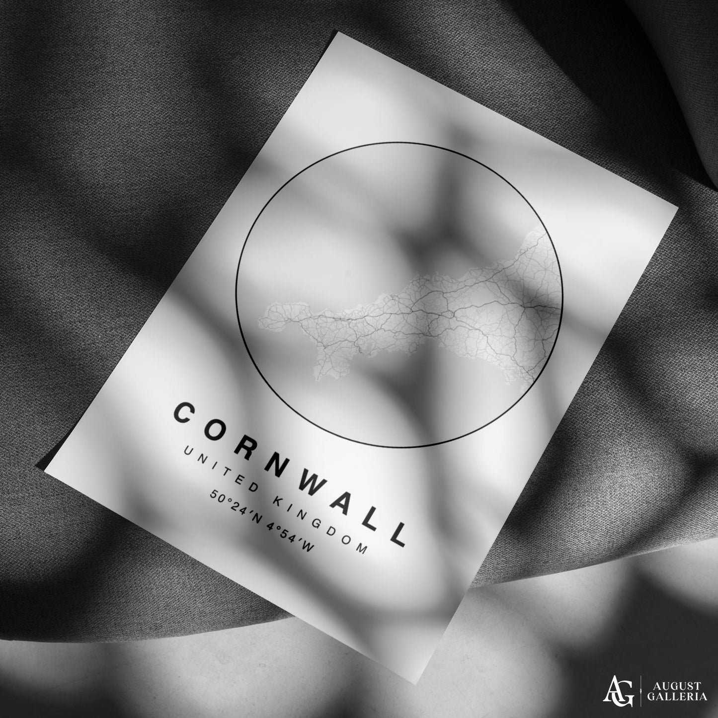 Cornwall Minimalist Map