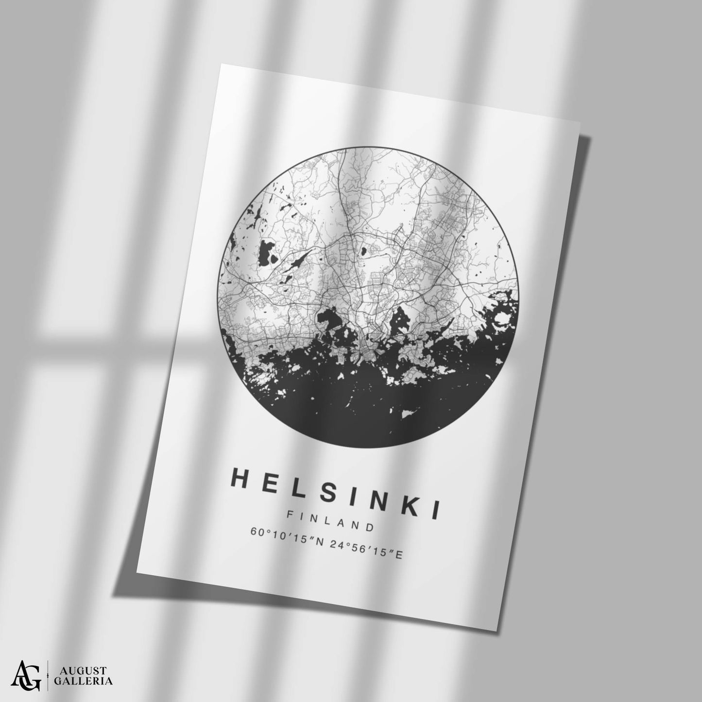 Helsinki Minimalist Map