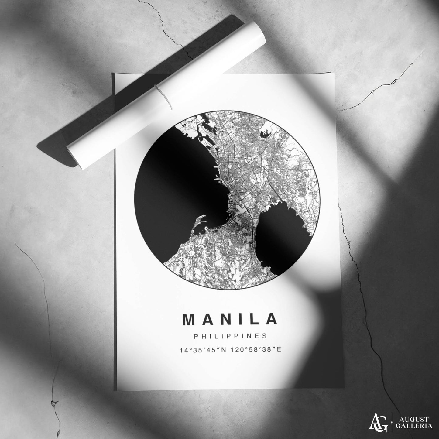 Manila Minimalist Map
