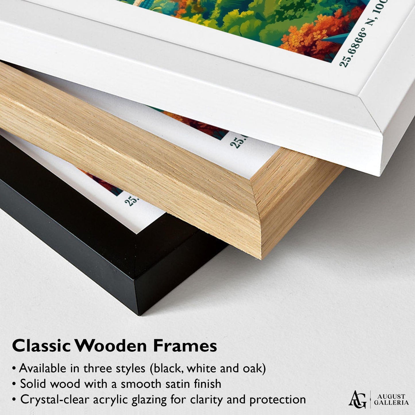 Monterrey Mexico Retro Travel Print