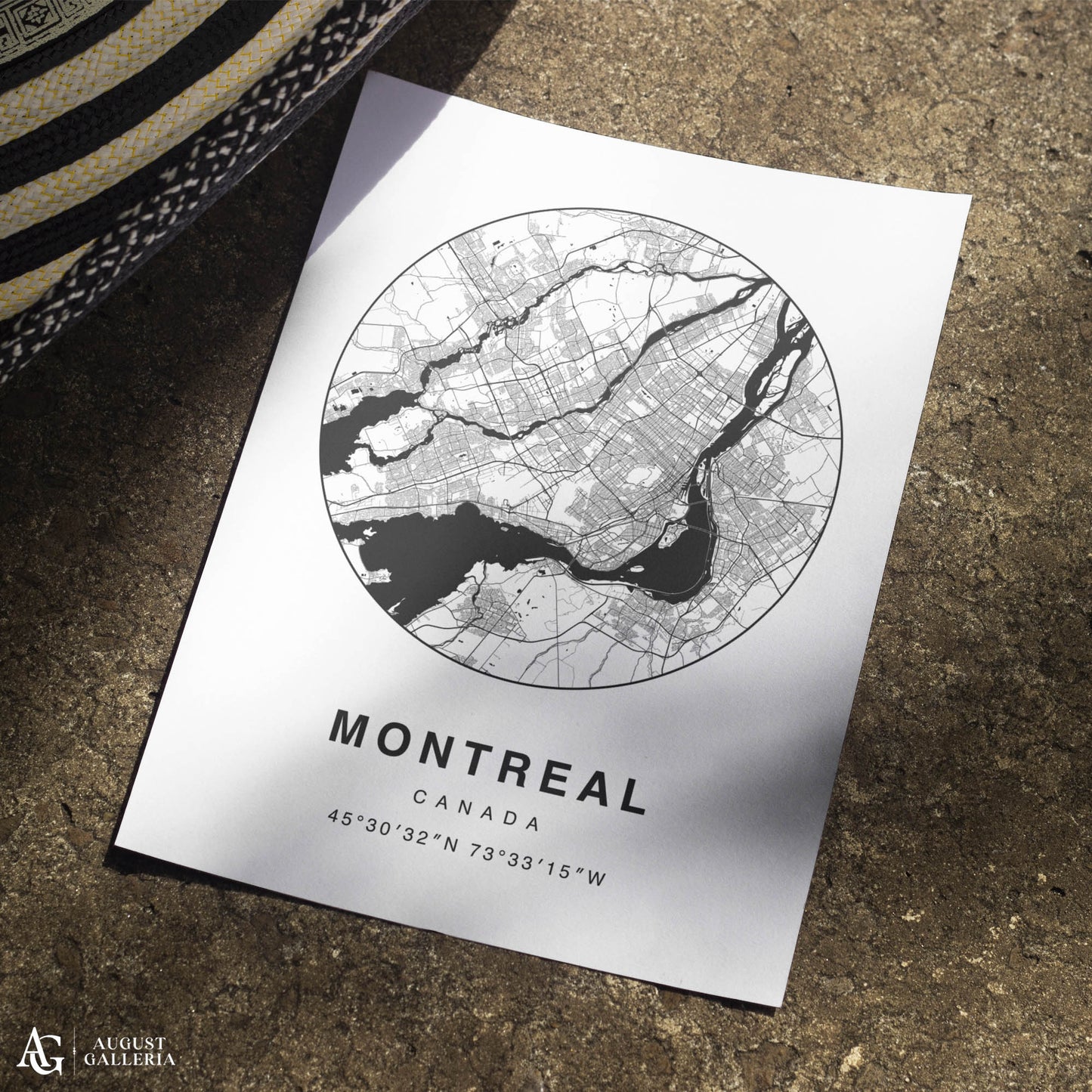 Montreal Minimalist Map