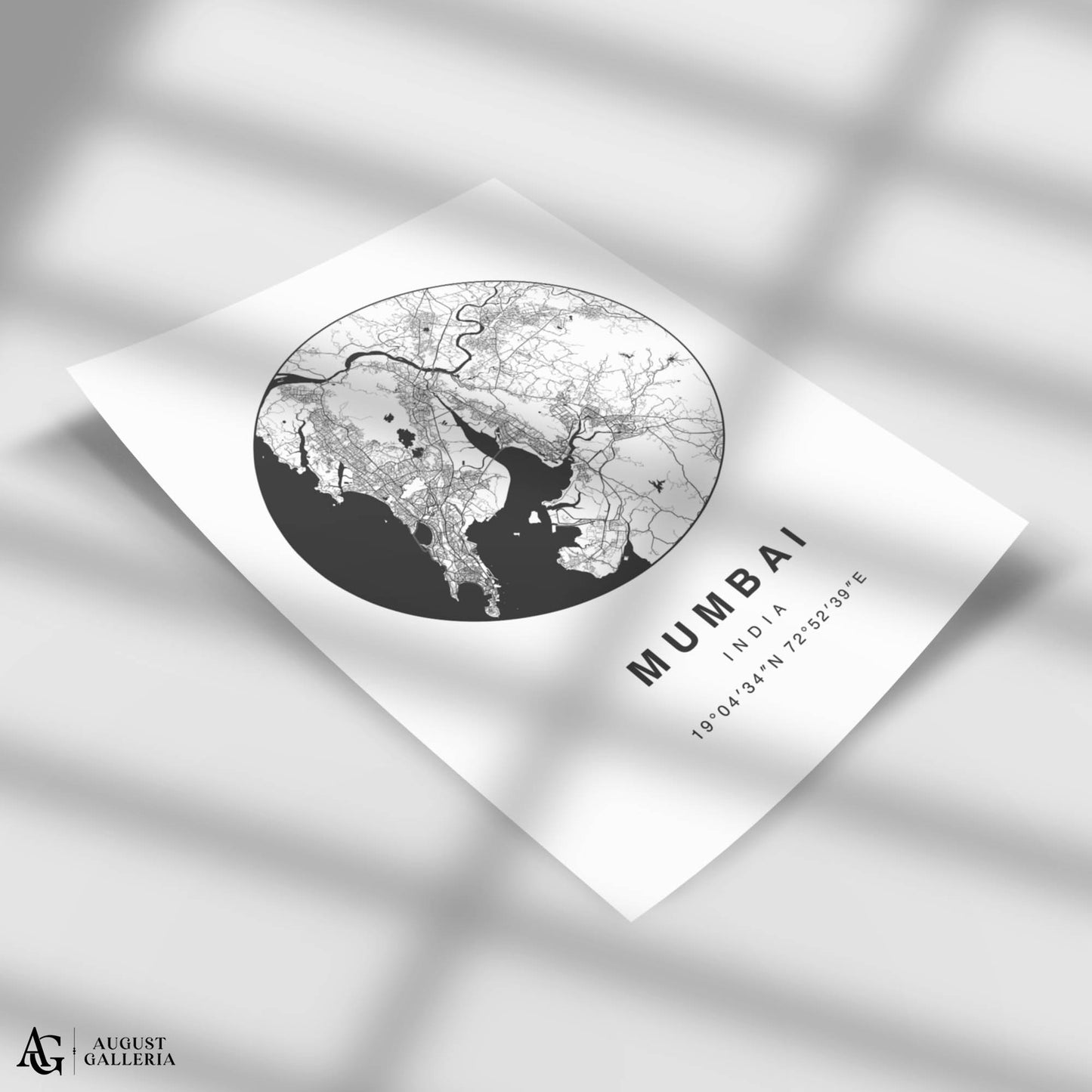Mumbai Minimalist Map
