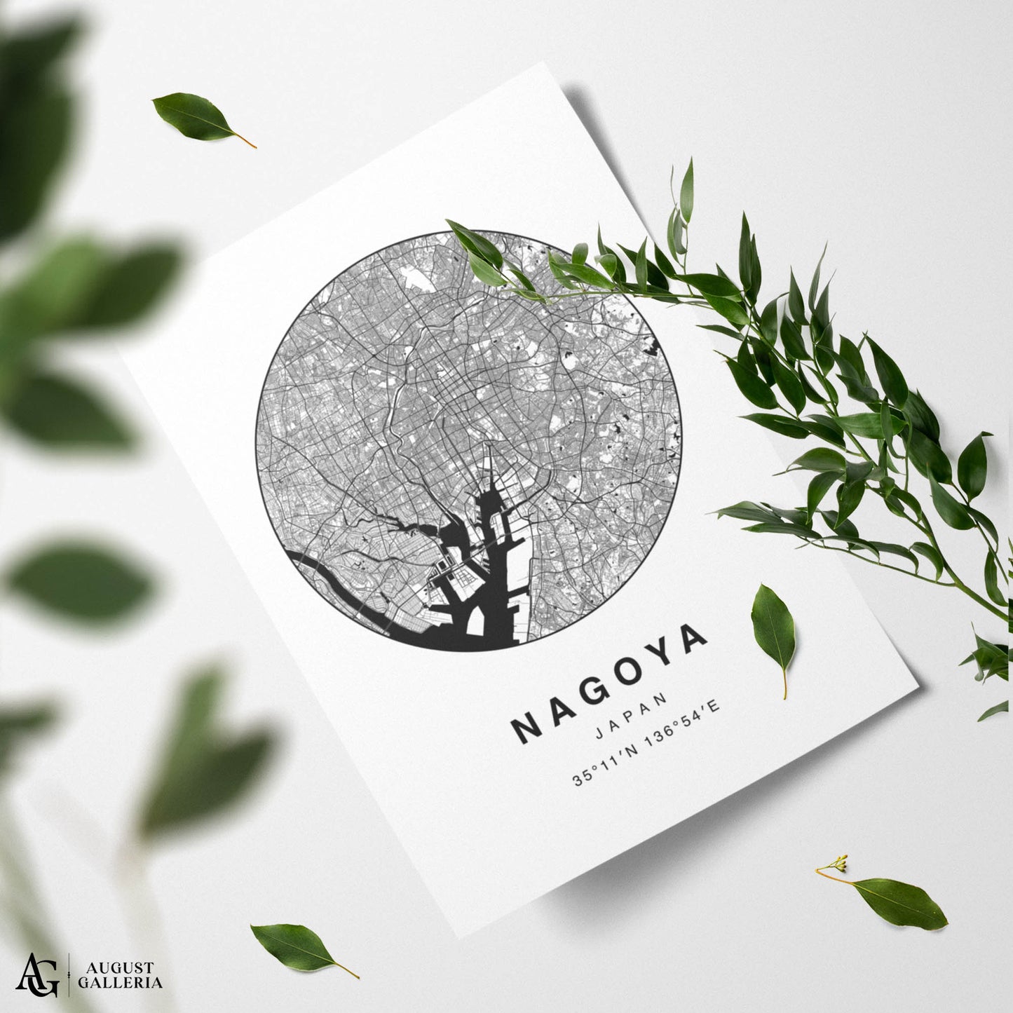 Nagoya Minimalist Map