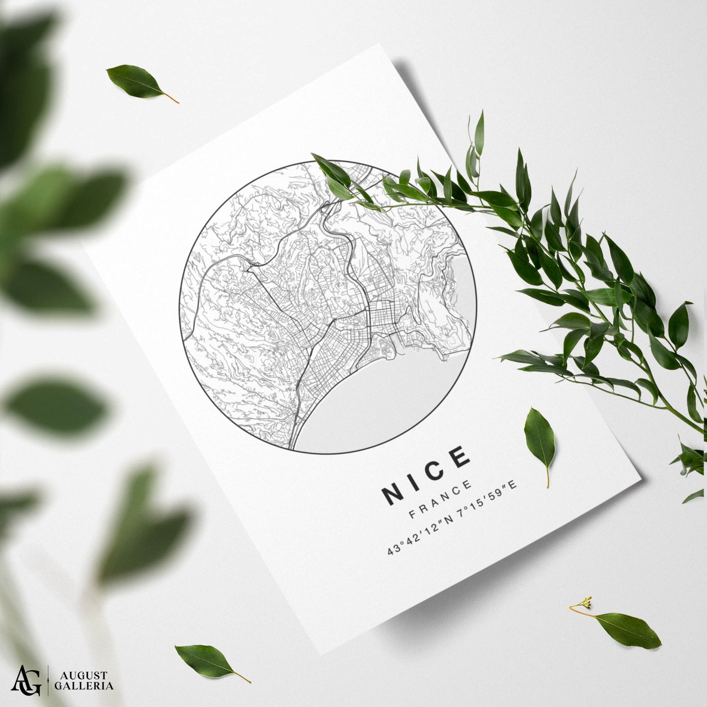 Nice Minimalist Map