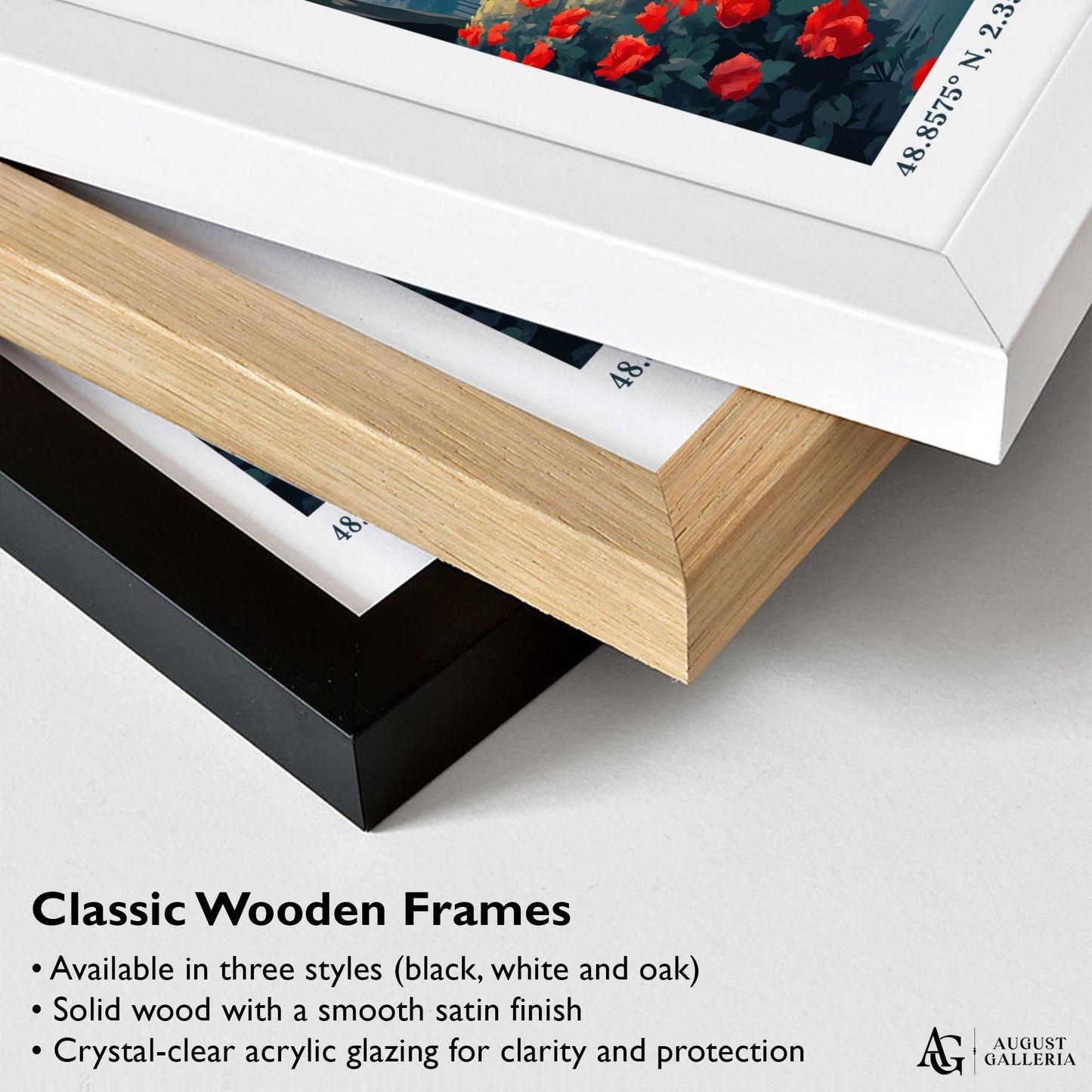 Paris France Retro Travel Print