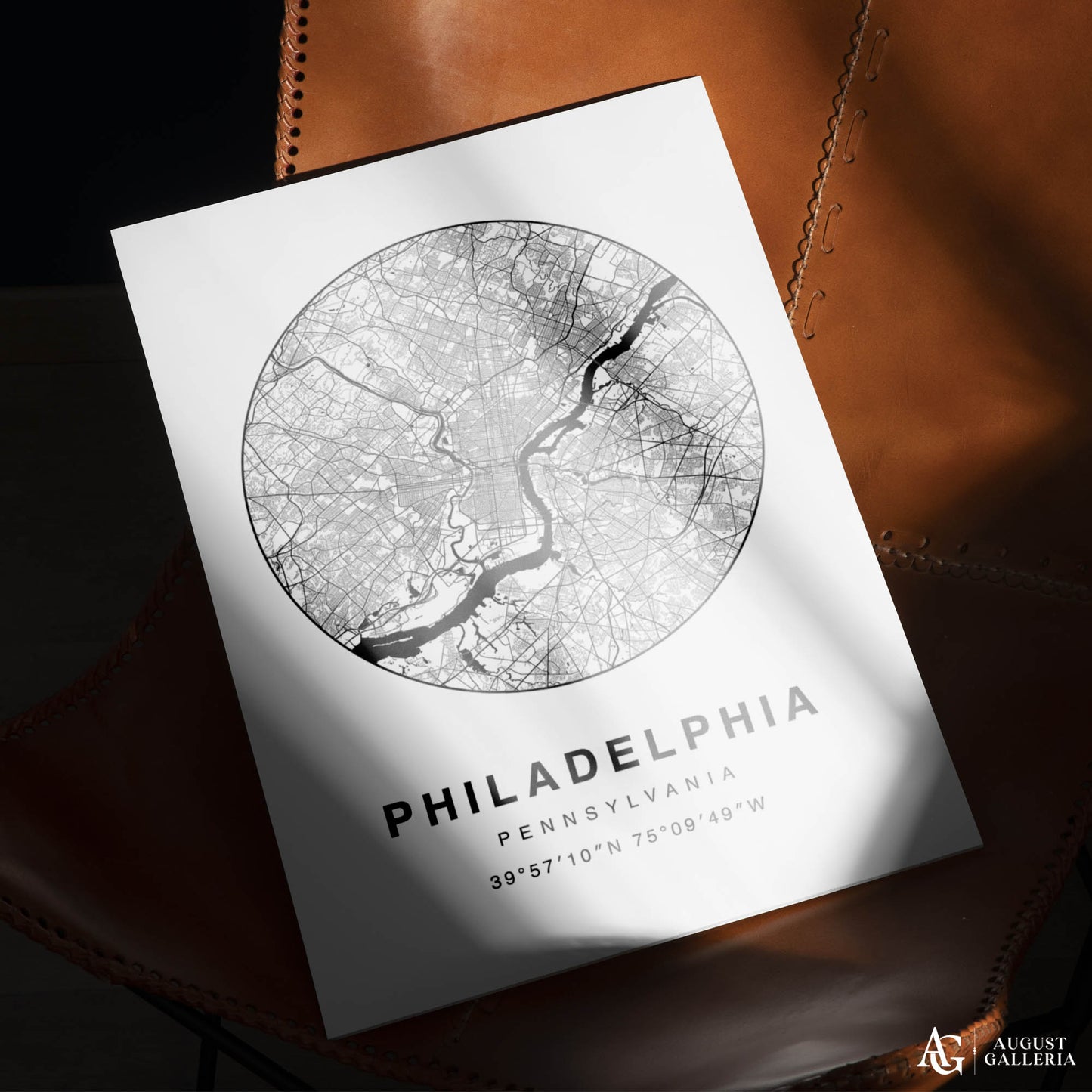 Philadelphia Minimalist Map