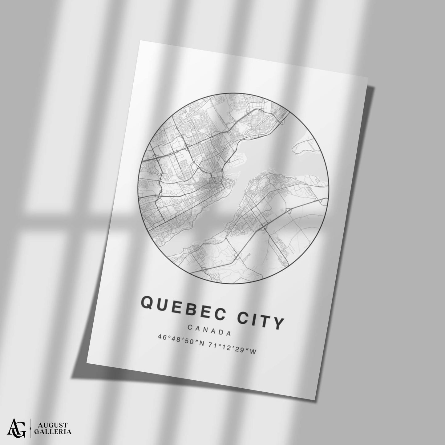 Quebec City Minimalist Map