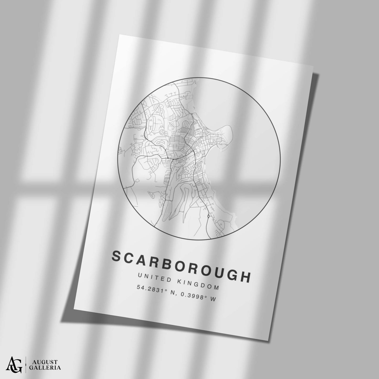 Scarborough Minimalist Map