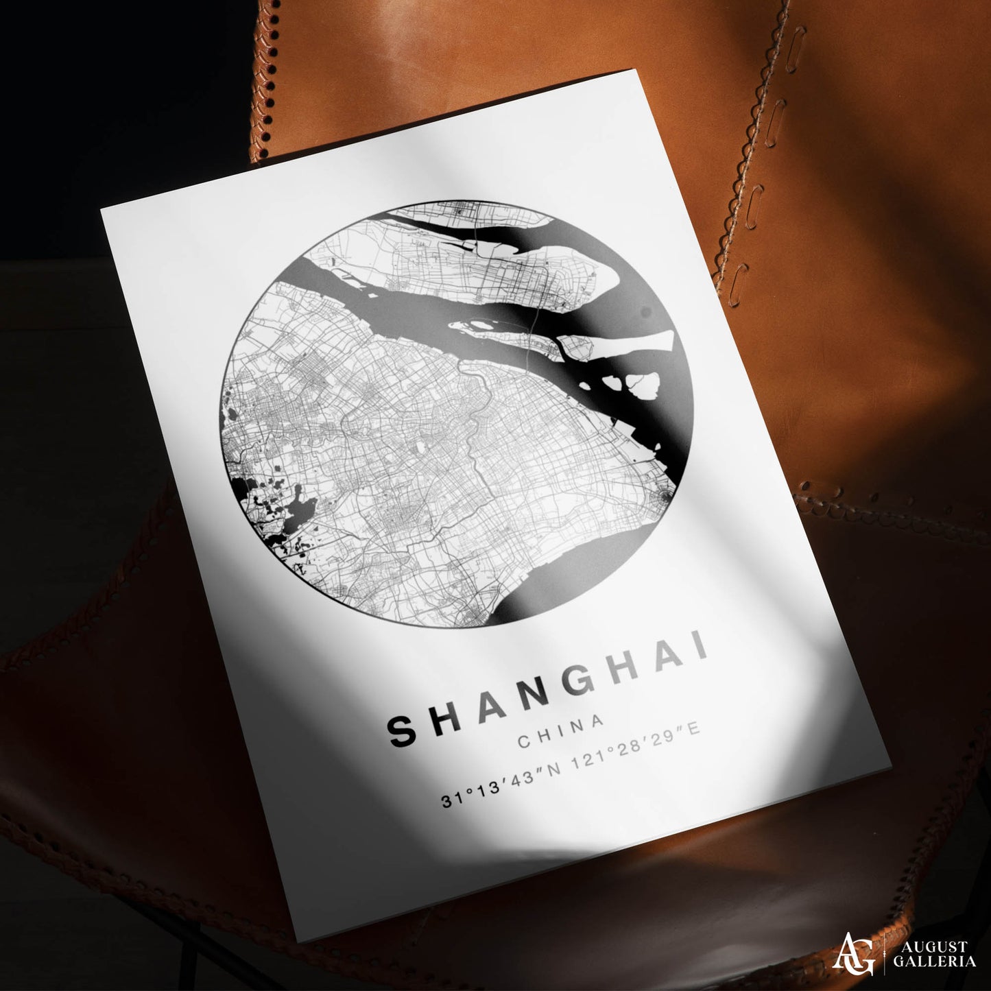 Shanghai Minimalist Map