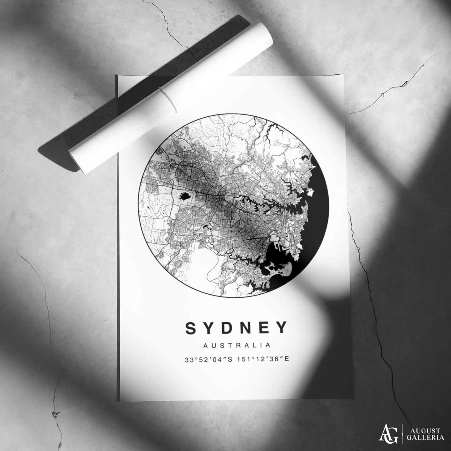 Sydney Minimalist Map