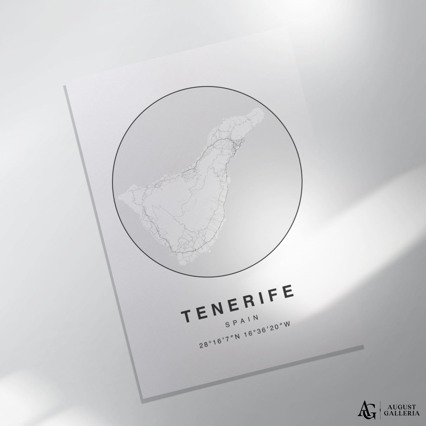 Tenerife Minimalist Map