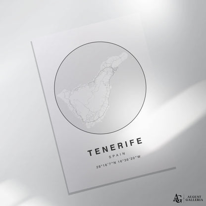 Tenerife Minimalist Map