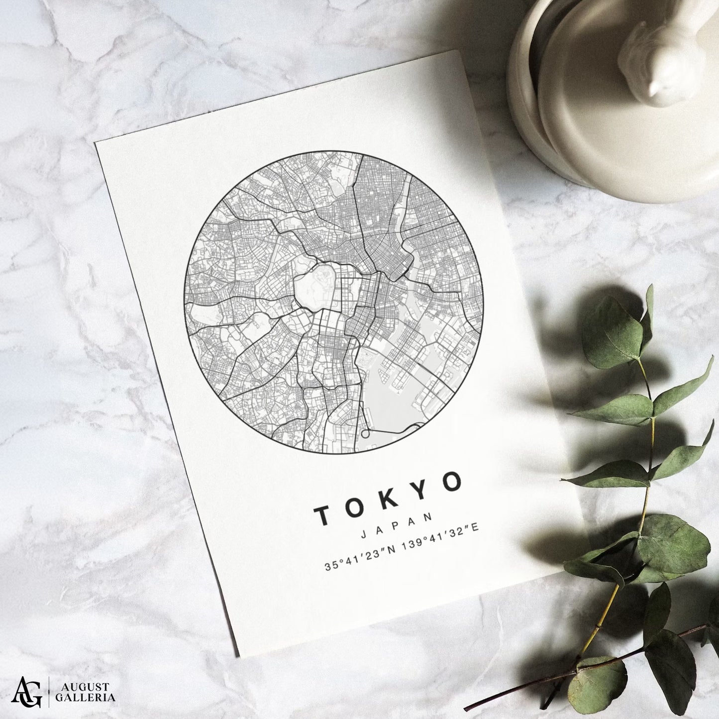 Tokyo Minimalist Map