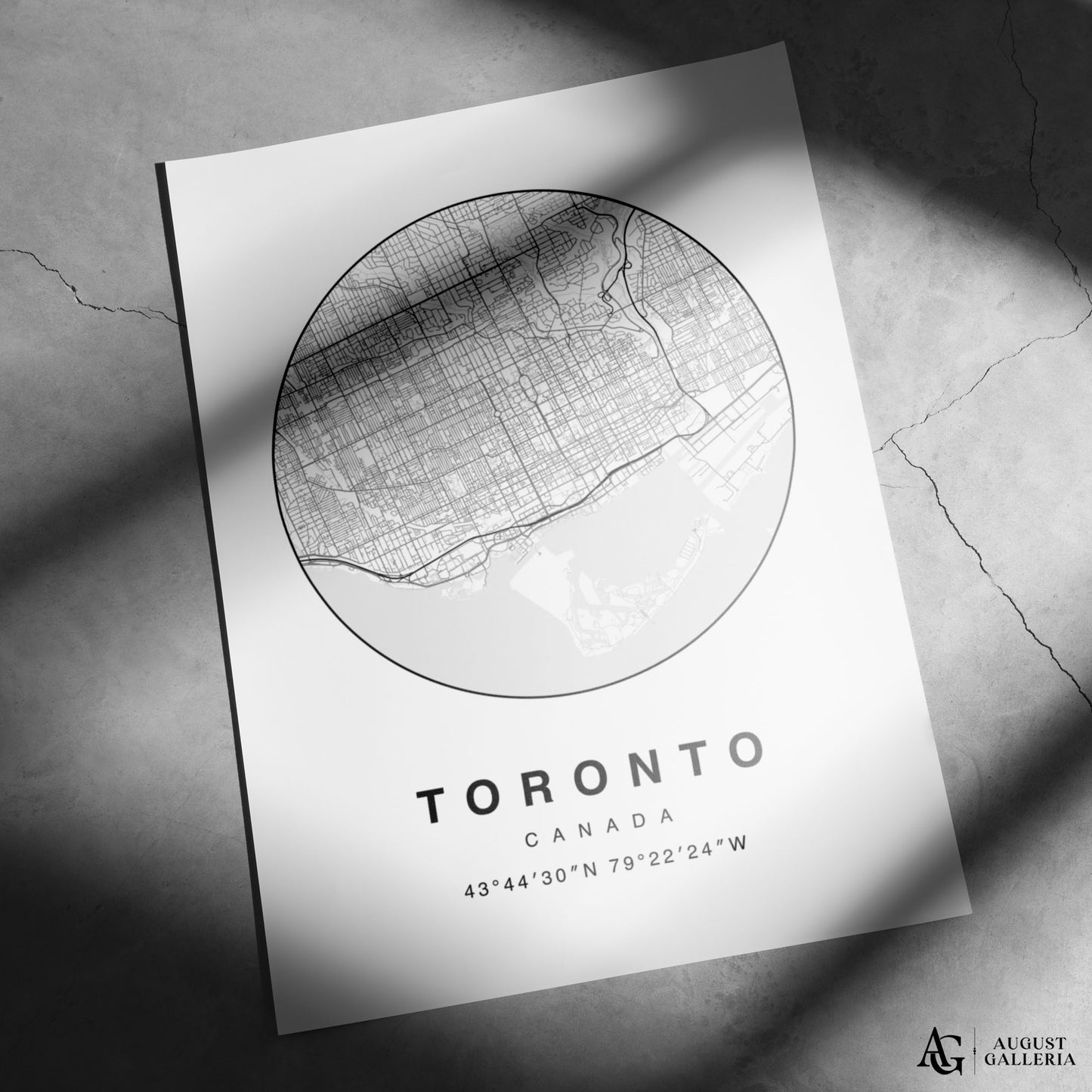Toronto Minimalist Map