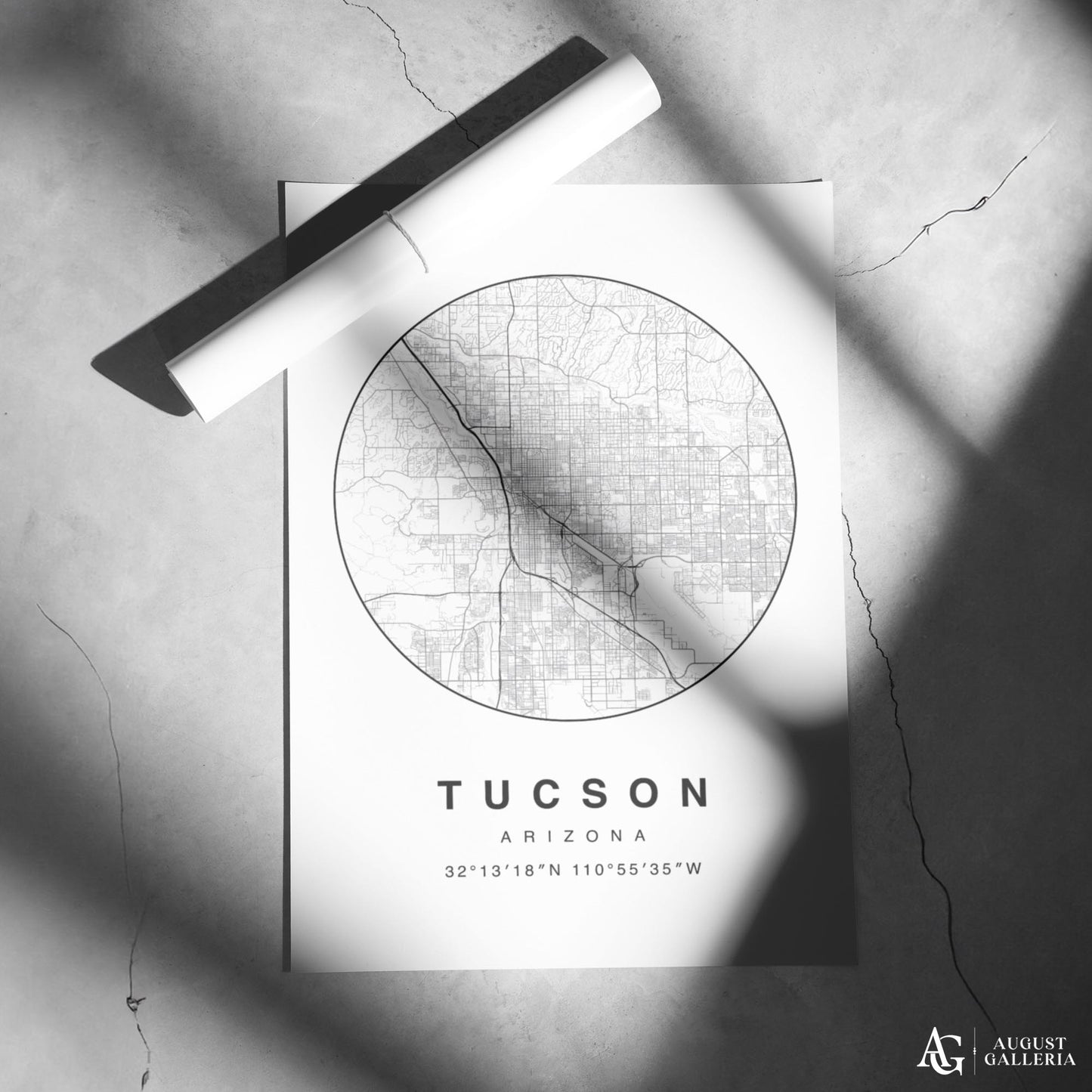 Tucson Minimalist Map