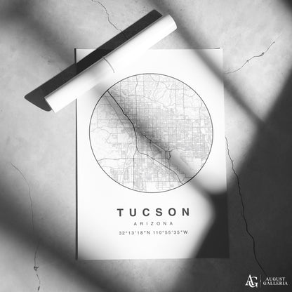 Tucson Minimalist Map