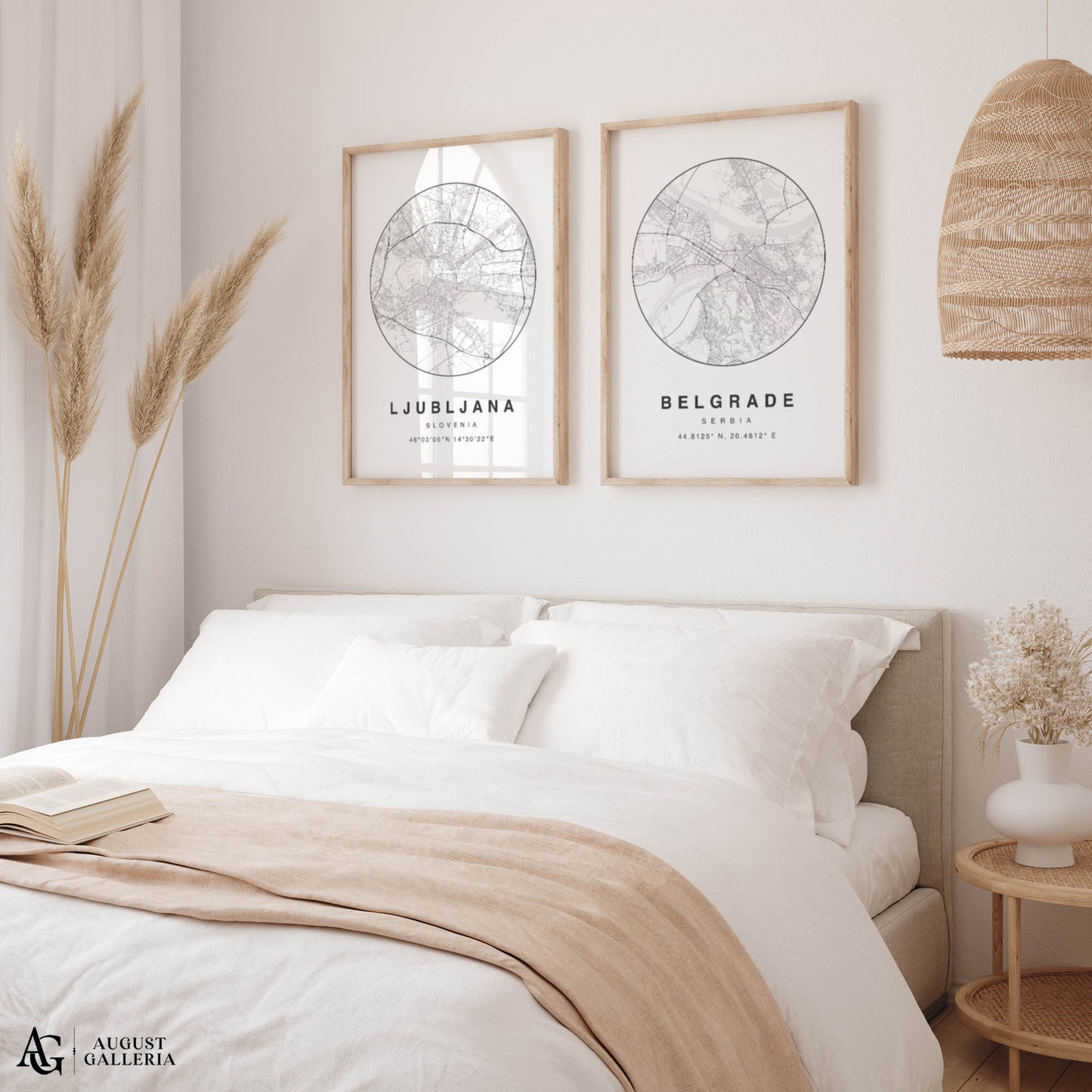 Belgrade Minimalist Map
