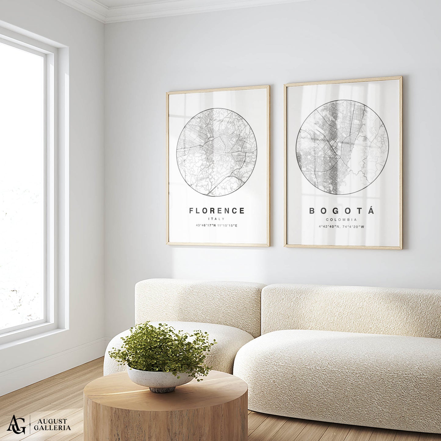 Bogota Minimalist Map
