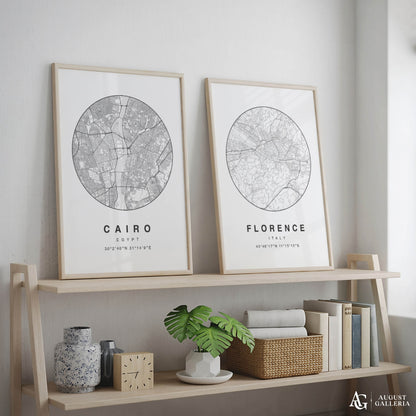 Cairo Minimalist Map
