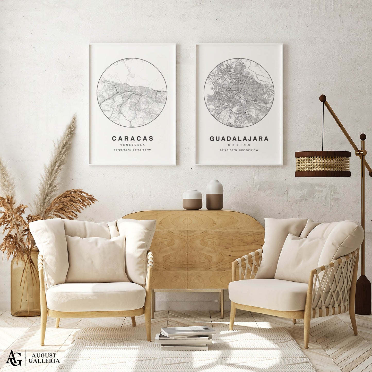 Caracas Minimalist Map