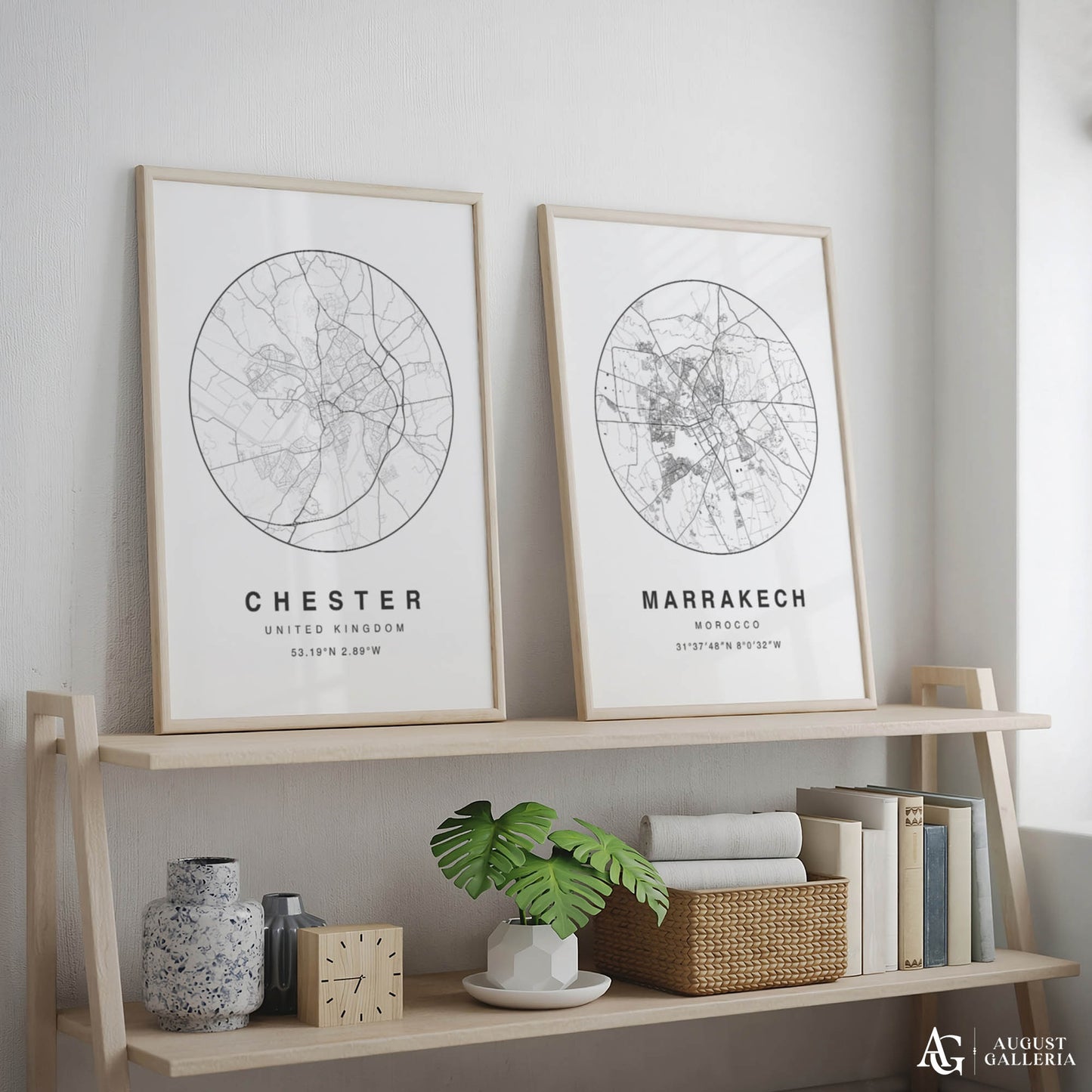 Chester Minimalist Map
