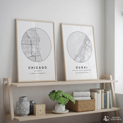 Chicago Minimalist Map