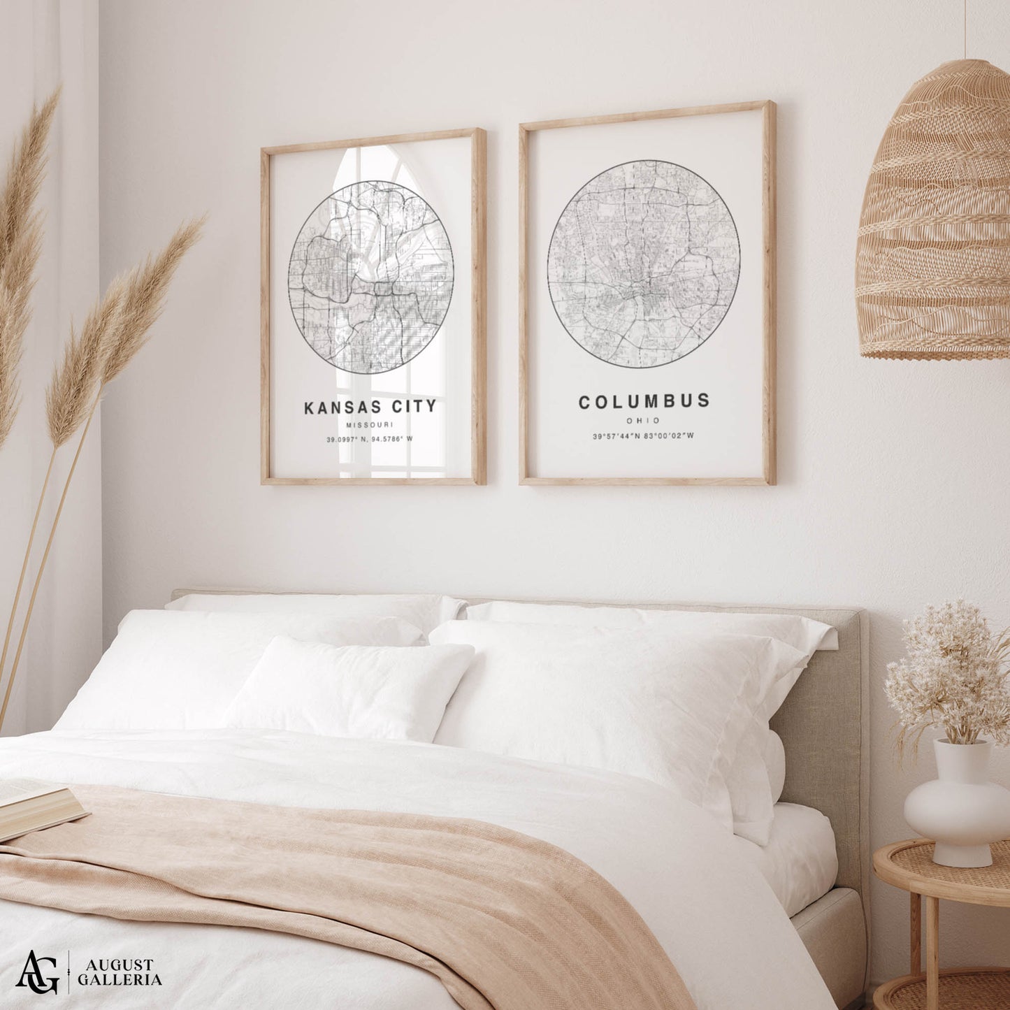 Columbus Minimalist Map
