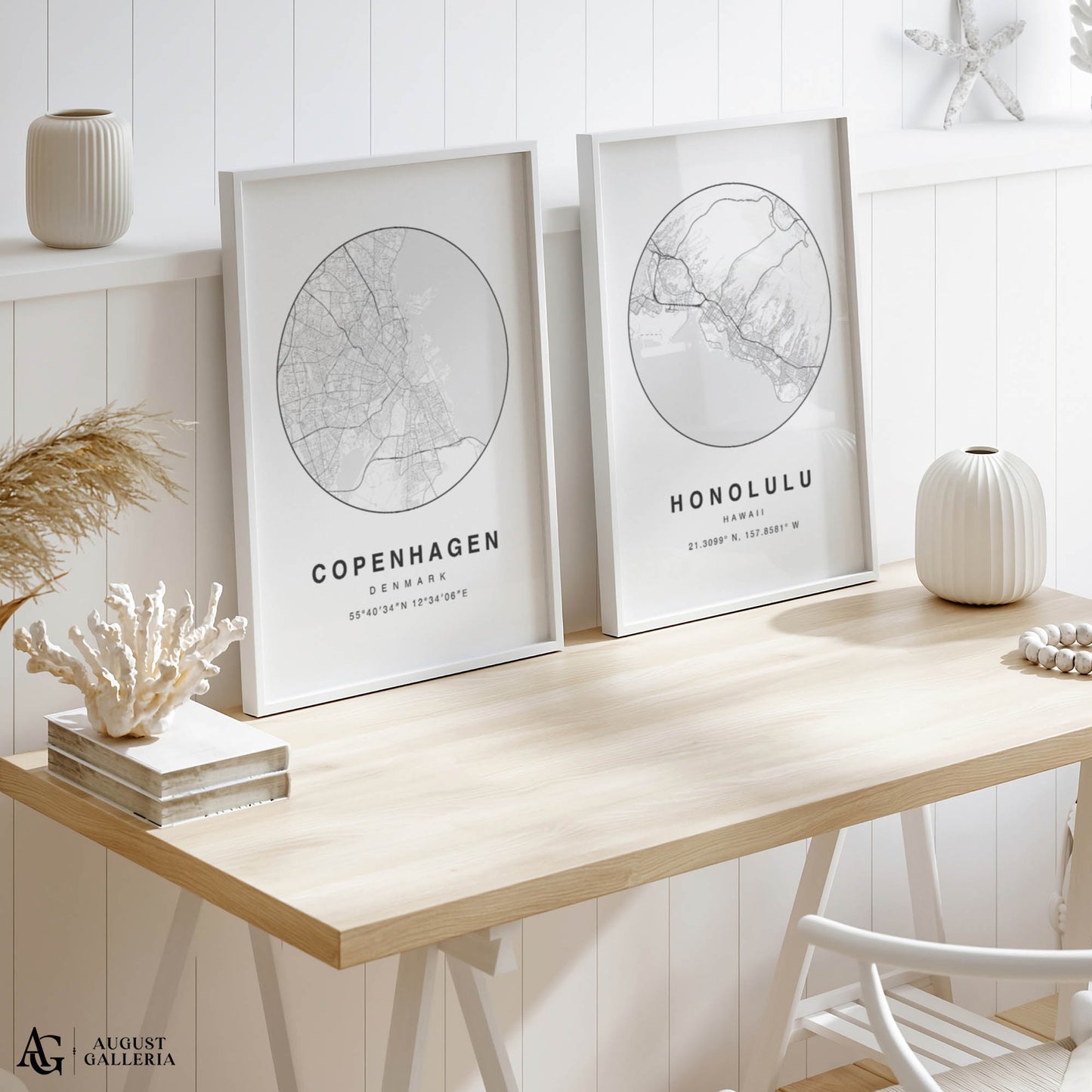 Copenhagen Minimalist Map